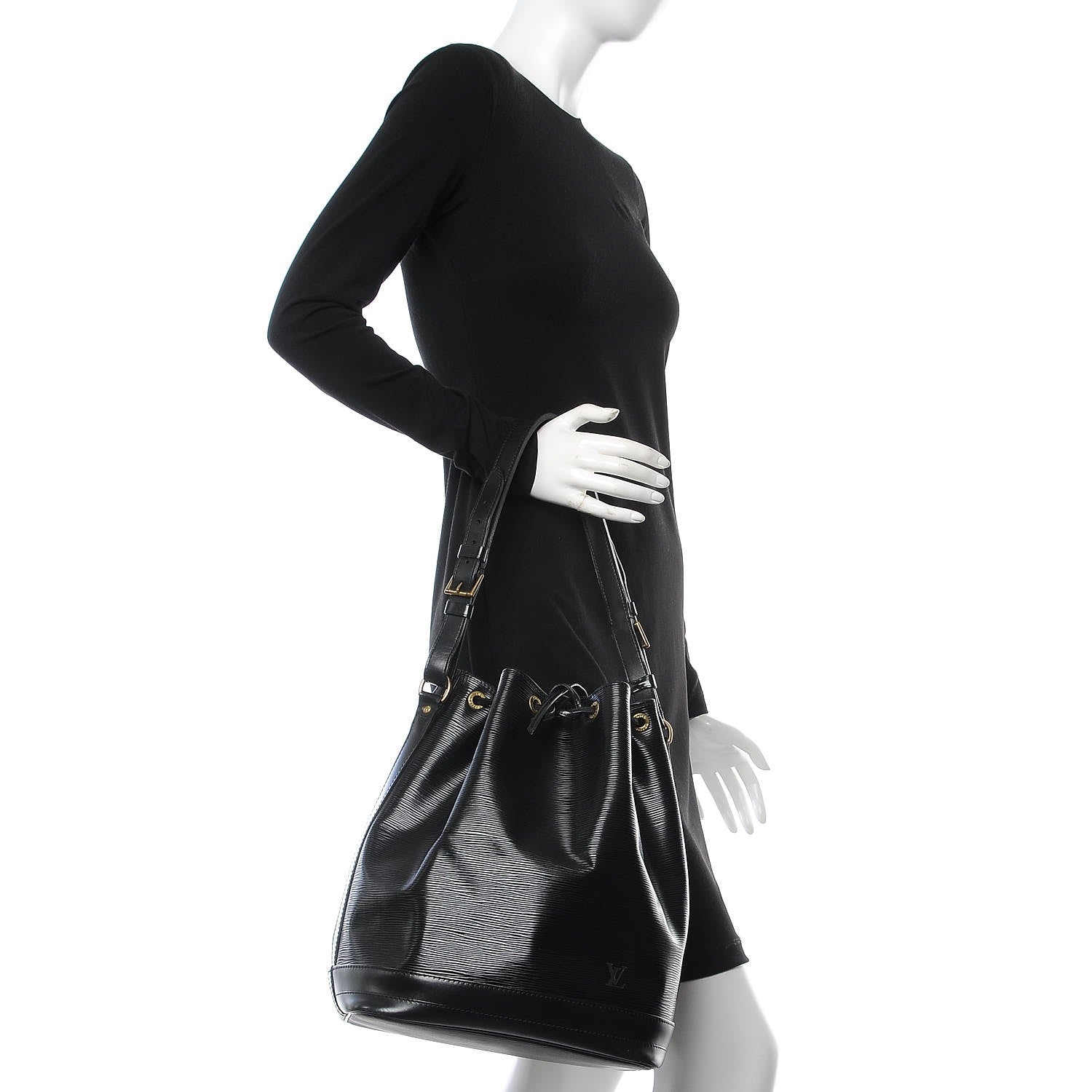 Louis Vuitton Epi Noe Black 2 of 7