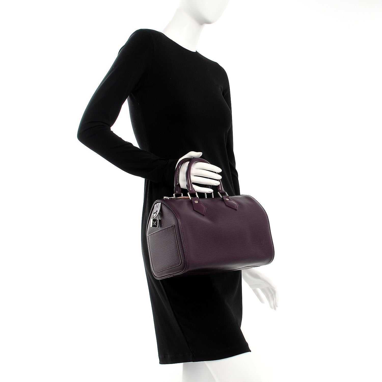 Louis Vuitton Epi Speedy 25 Cassis 2 of 7