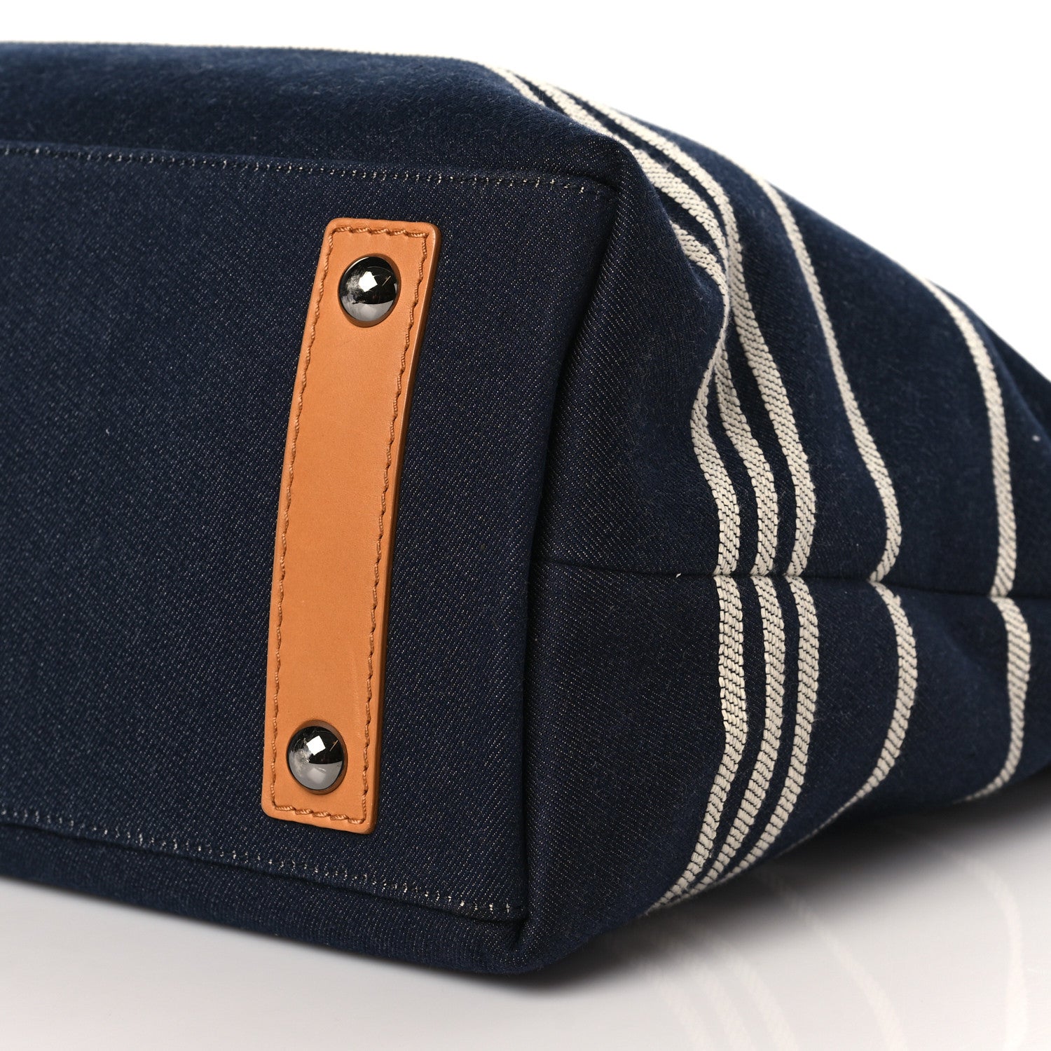 Chanel Denim Large Shopping Tote Blue 9 of 9