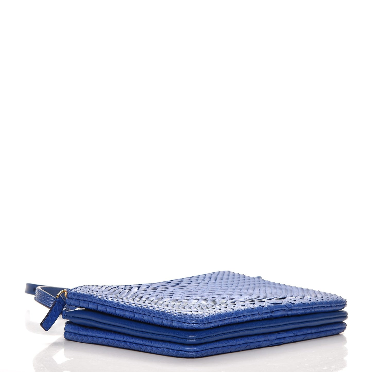 Python Small Trio Crossbody Bag Royal Blue