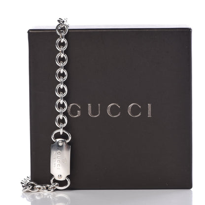 Gucci Sterling Silver Tag Necklace 6 of 6