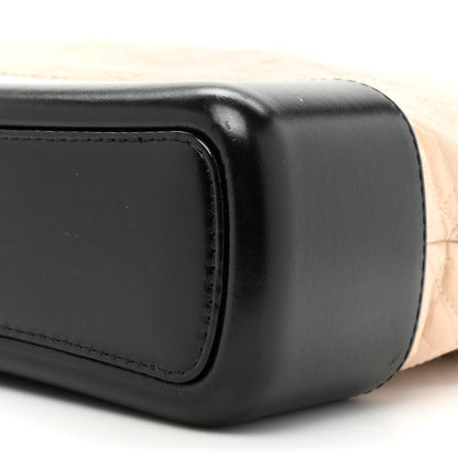 Chanel Aged Calfskin Quilted Large Gabrielle Hobo Beige Black 8 of 14