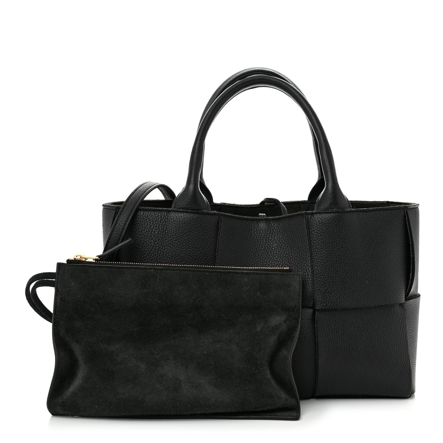 Bottega Veneta Nappa Maxi Intrecciato Mini Arco Tote Black 3 of 7