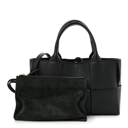 Bottega Veneta Nappa Maxi Intrecciato Mini Arco Tote Black 3 of 7