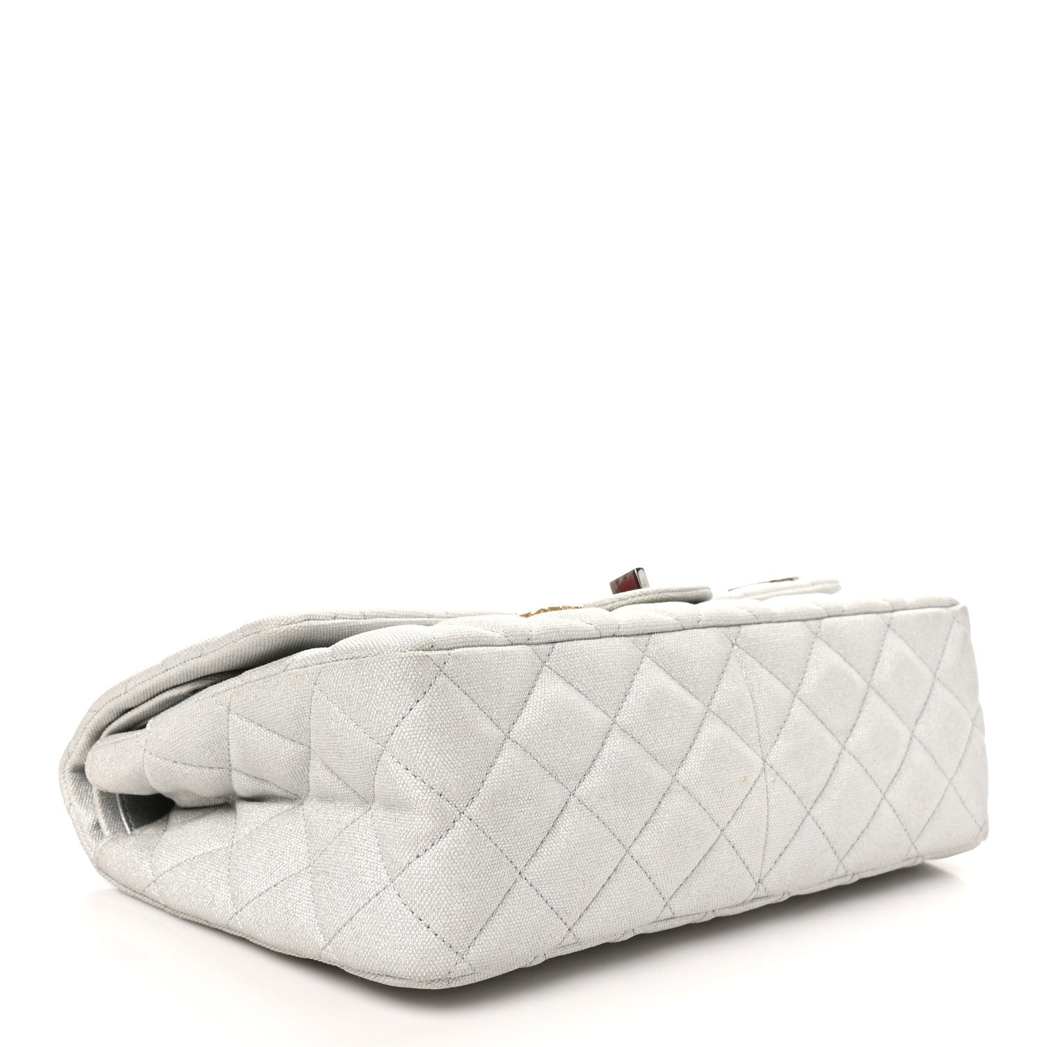 Chanel Metallic Canvas Space Charms 2.55 Reissue 226 Flap Silver 4 of 12