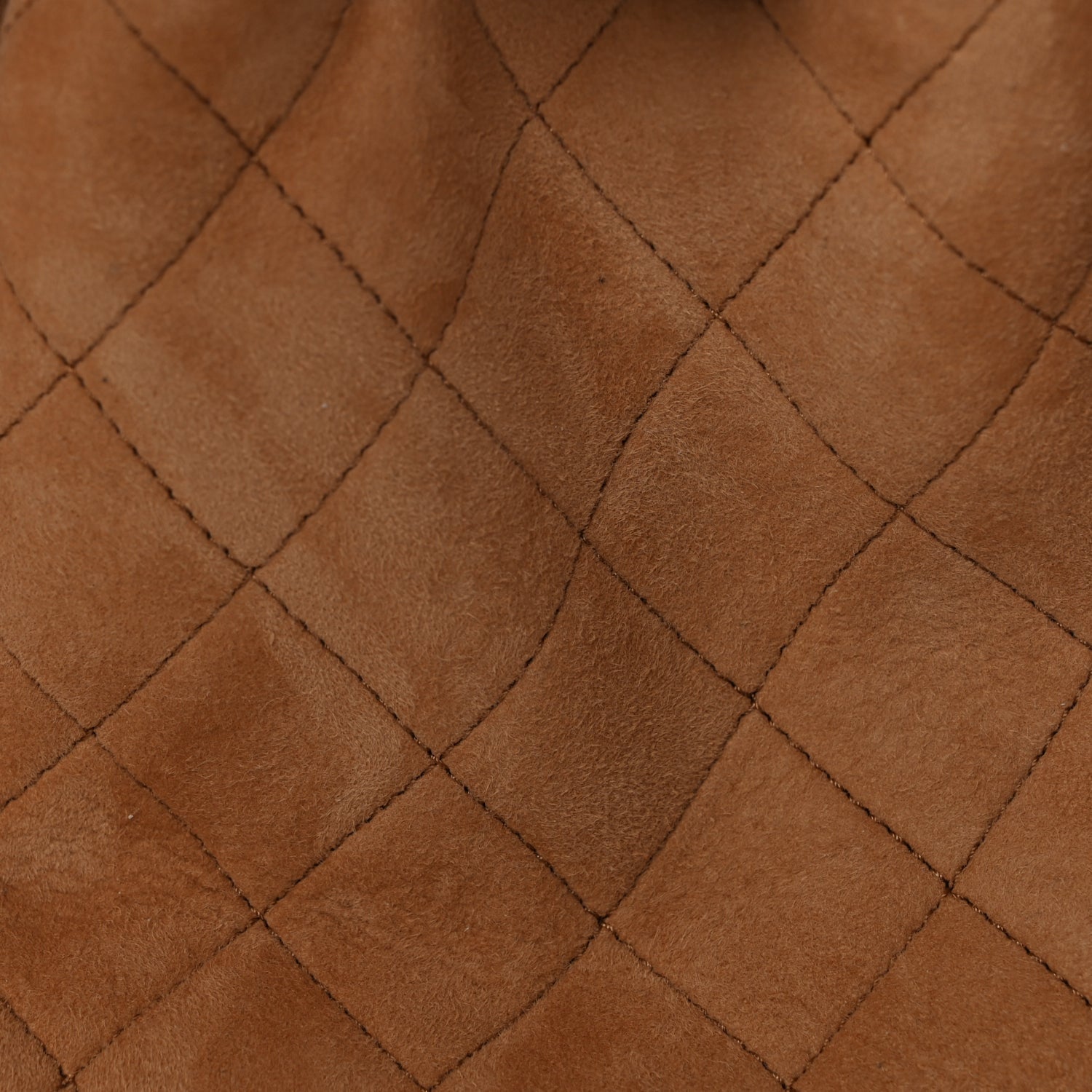 Chanel Suede Shearling Quilted Small  25 Handbag Beige White 7 of 9