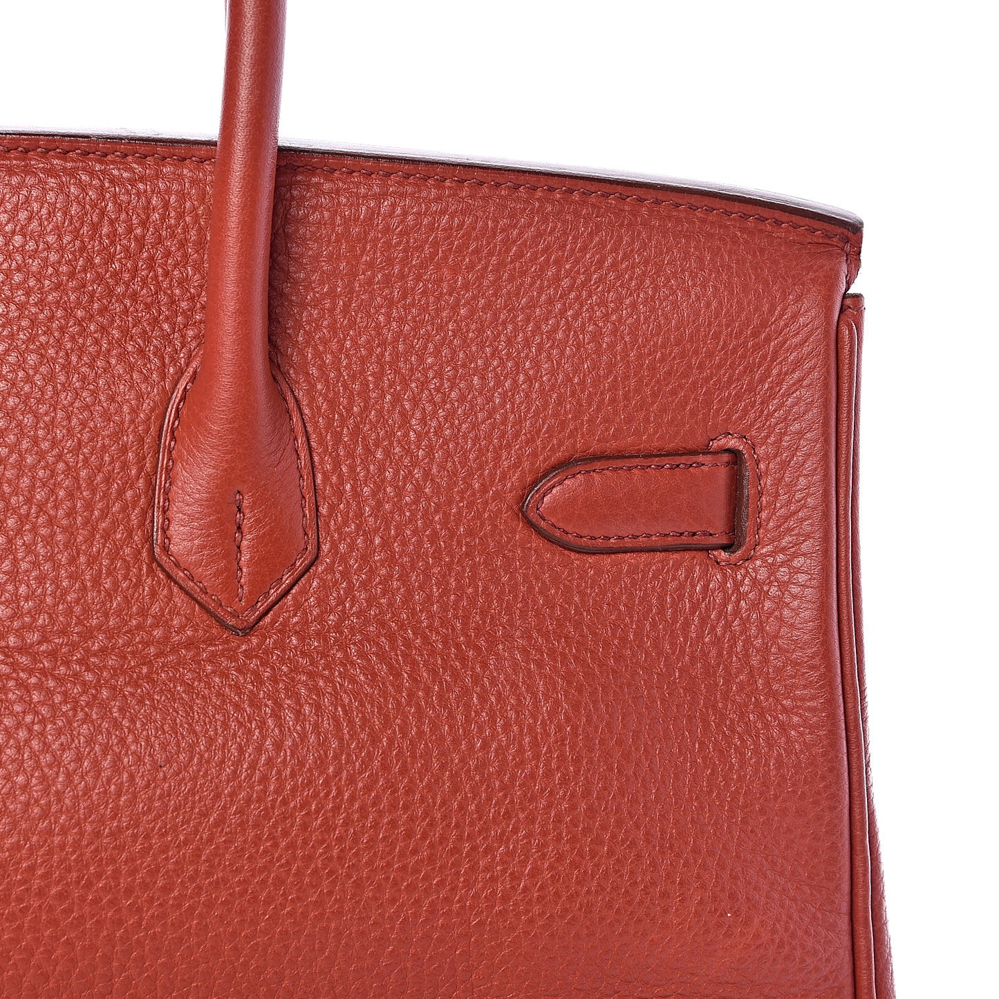 Taurillon Clemence Birkin 35 Rouge Venetian