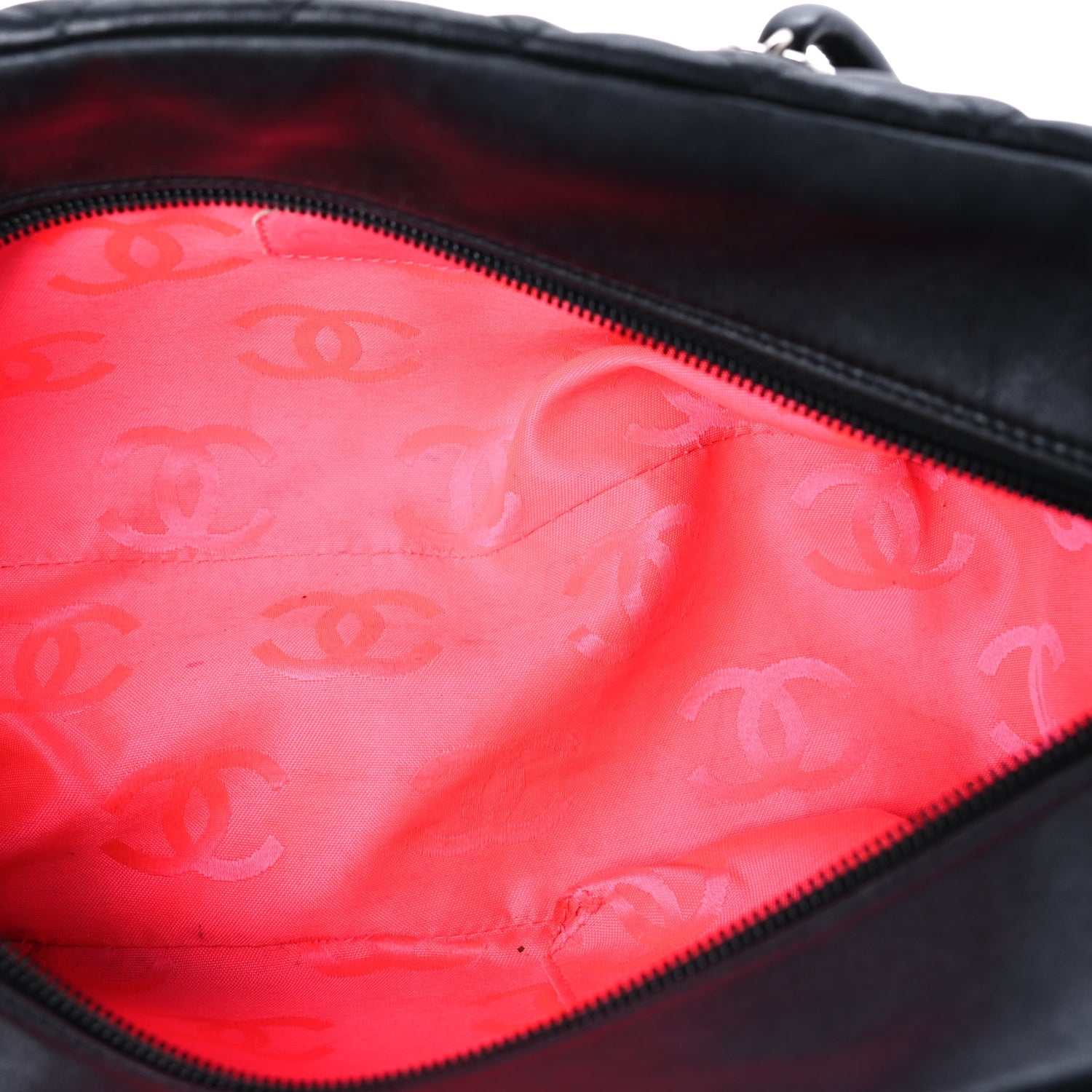 Chanel Calfskin Quilted Large Cambon Multipocket Reporter Black 4 of 7