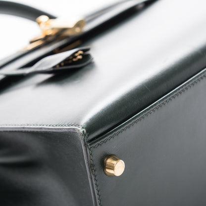 Hermes Box Kelly Sellier 32 Vert Fonce 7 of 17