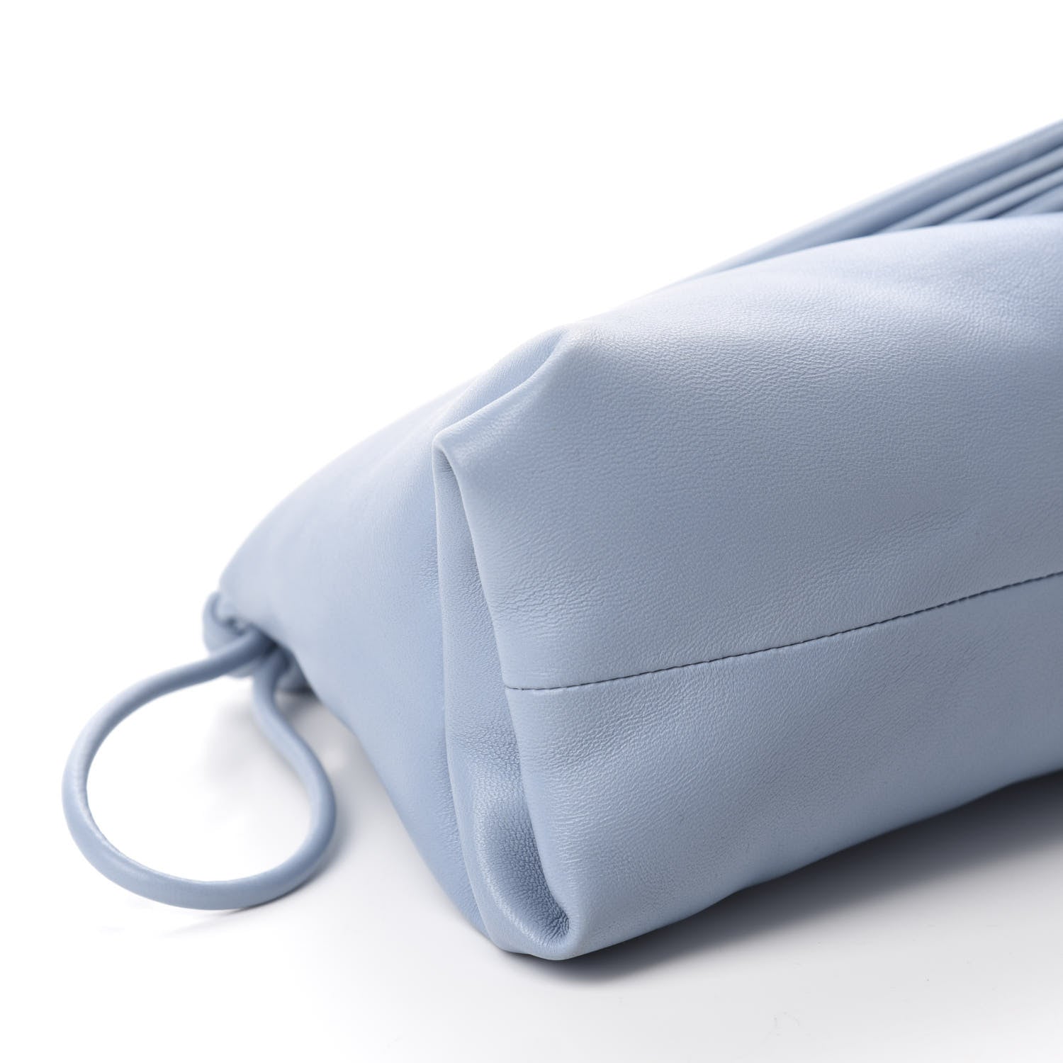 Bottega Veneta Lambskin BV Trine Clutch Ice 6 of 10