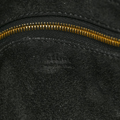 Celine Soft Grained Calfskin Sangle Bucket Bag Black 6 of 13