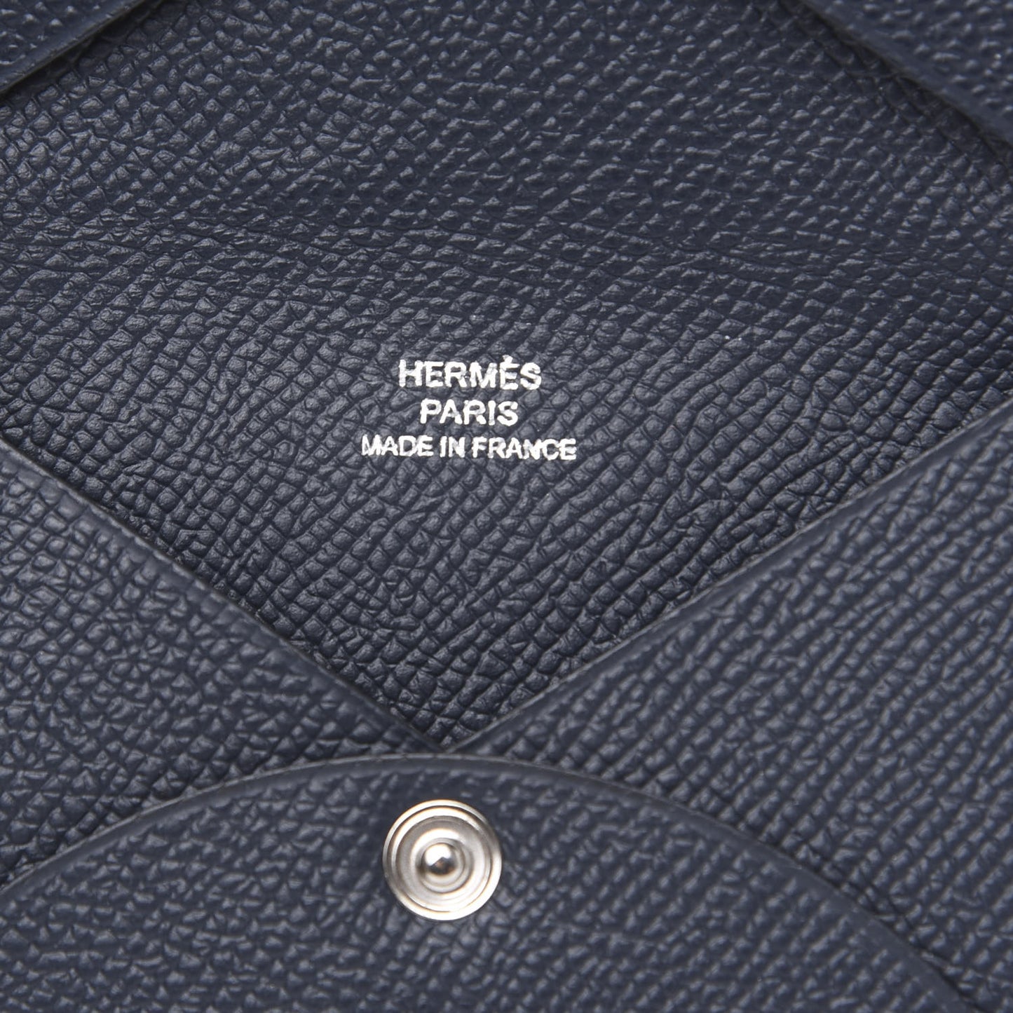 Epsom Calvi Card Case Bleu Nuit