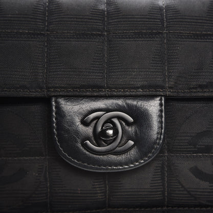 Chanel Nylon Travel East West Flap Black 10 of 10