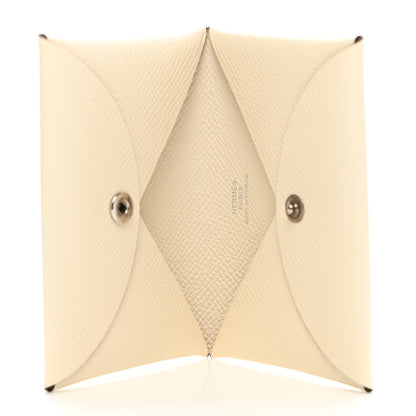 Hermes Epsom Calvi Card Case Nata 5 of 8