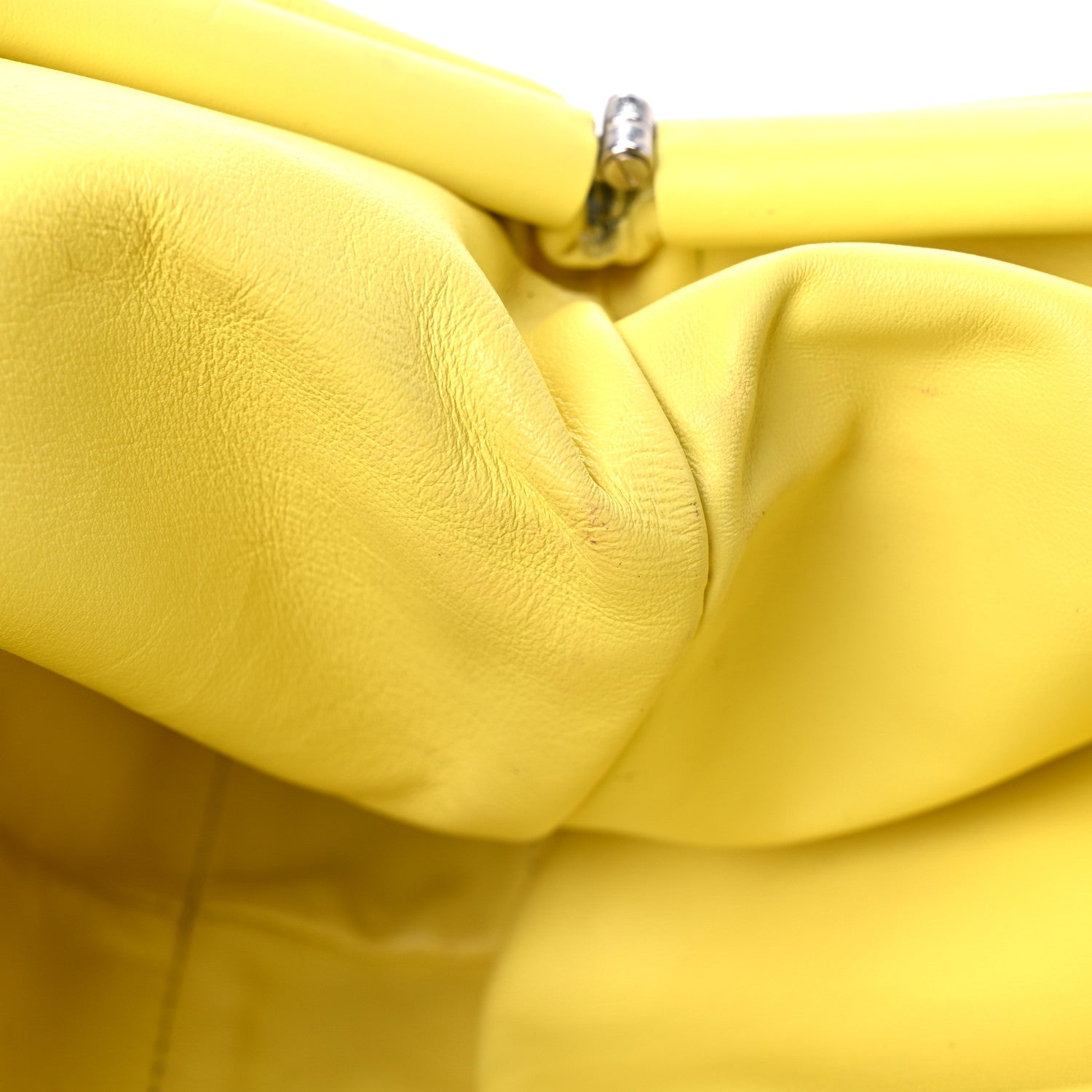 Bottega Veneta Smooth Butter Calf The Pouch Oversized Clutch Sherbert 12 of 19