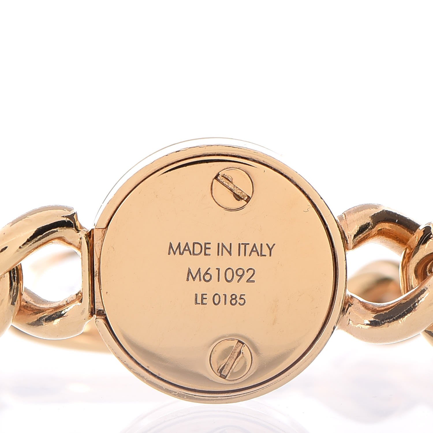 Louis Vuitton Chain ID Bracelet Gold 6 of 7