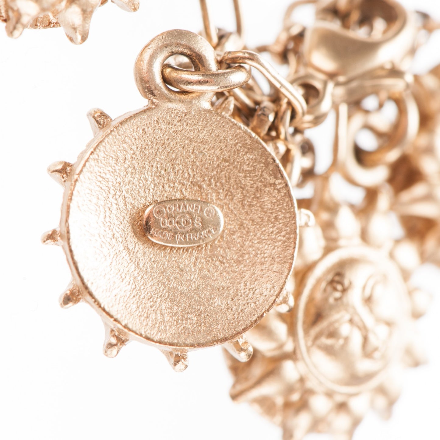 Sun Medallion Charm Bracelet Gold
