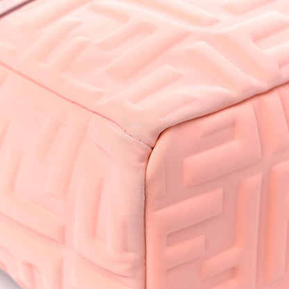 Fendi Econyl Nylon Lycra Vitello Seta FF Embossed Kids Backpack Pink 8 of 13