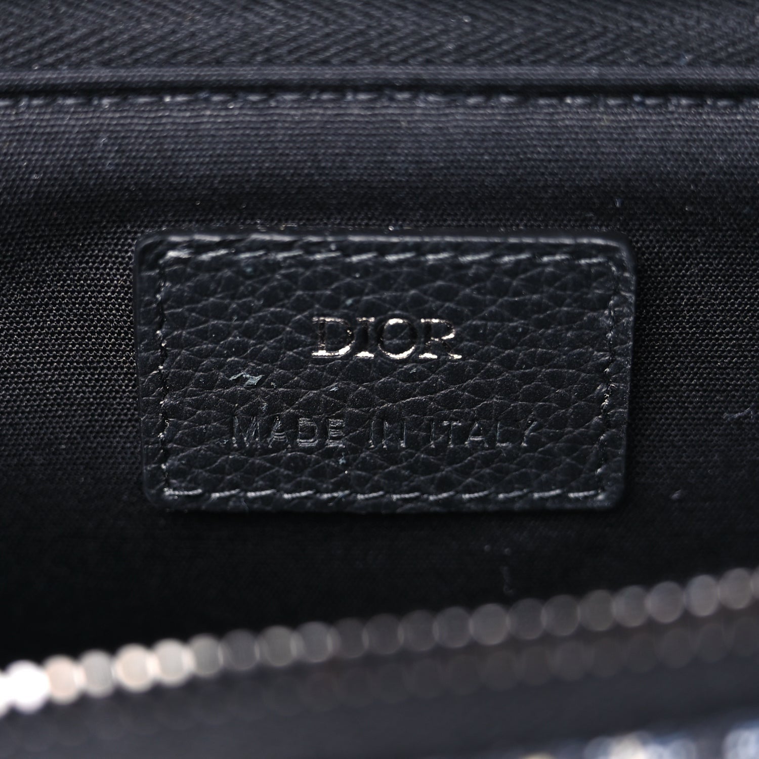 Christian Dior Oblique Arm Pouch Blue 5 of 9