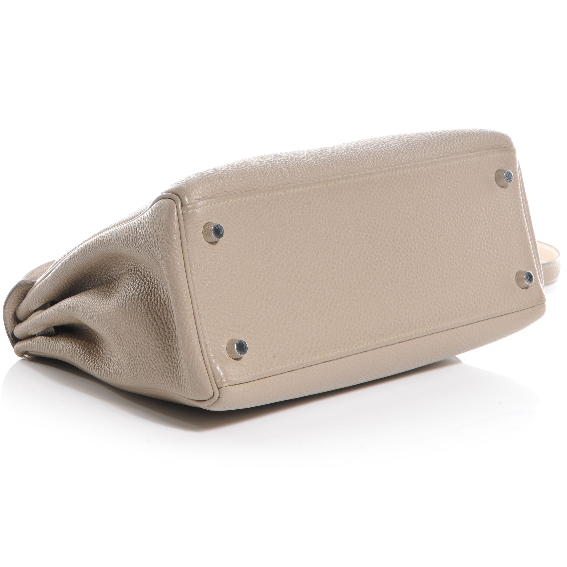 Hermes Taurillon Clemence Kelly Retourne 28 Gris Tourterelle 5 of 10