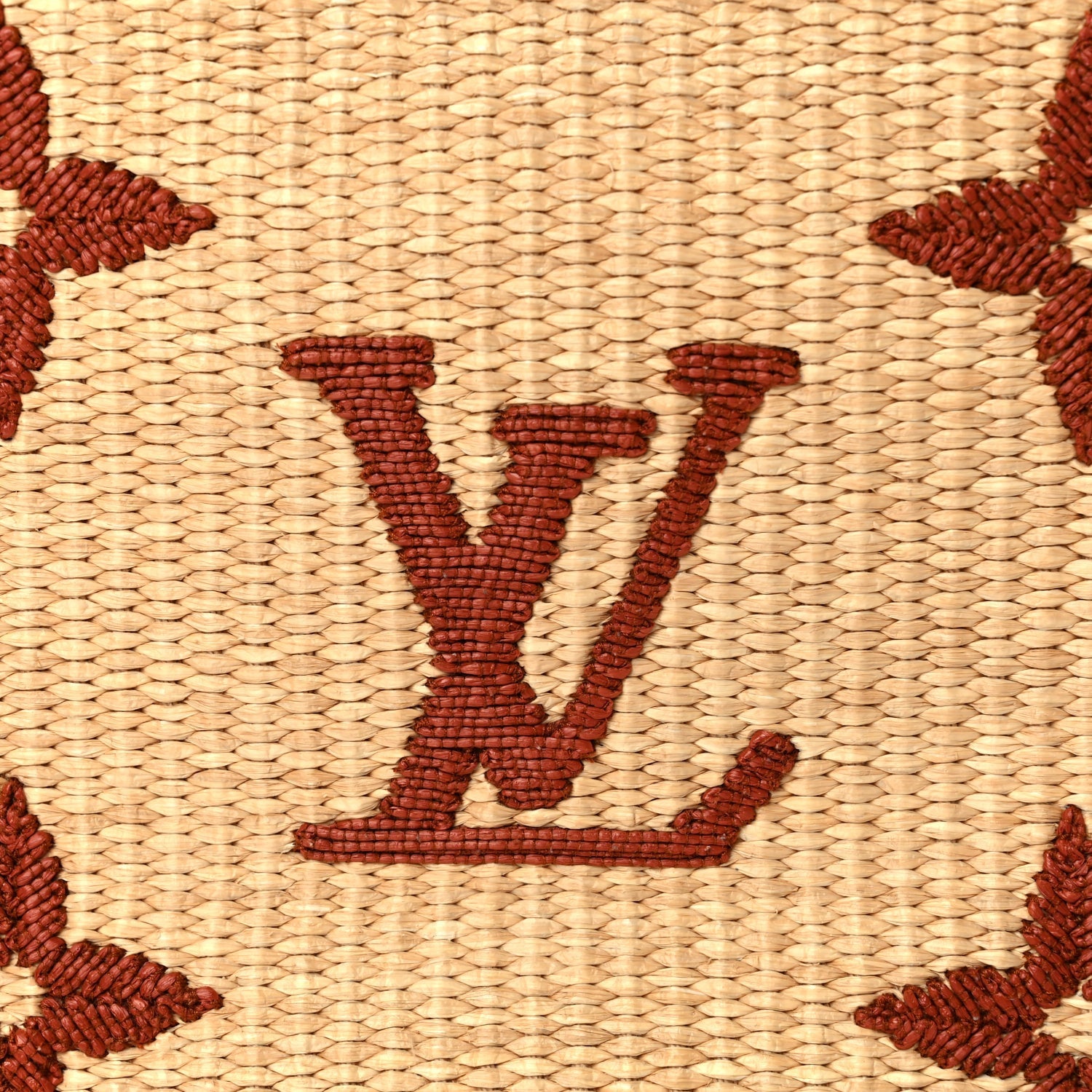 Louis Vuitton Raffia Monogram Giant Toiletry Pouch 26 Tan 5 of 7