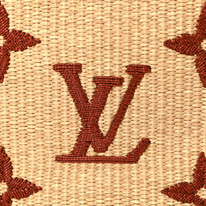Louis Vuitton Raffia Monogram Giant Toiletry Pouch 26 Tan 5 of 7