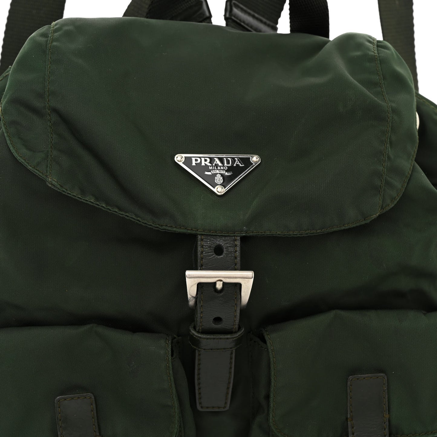 Nylon Vela Small Backpack Green