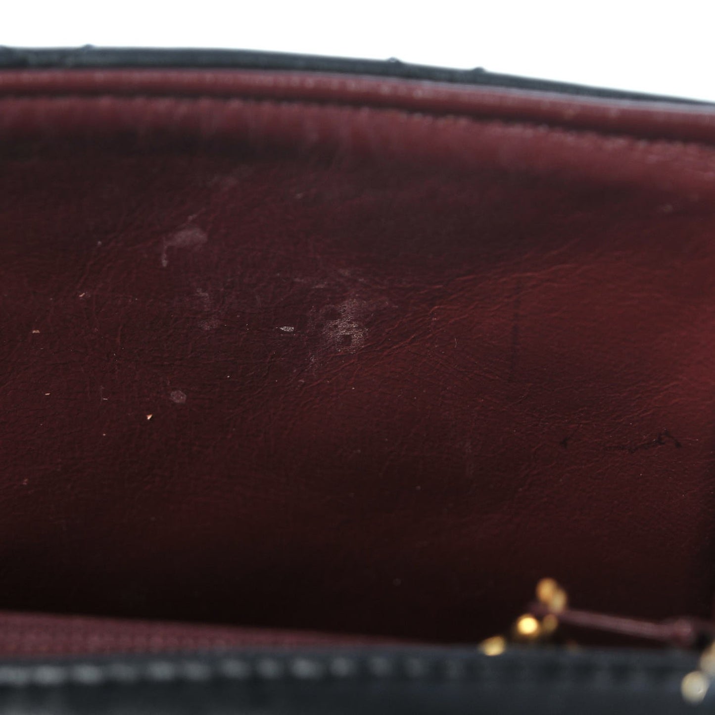 Lambskin Quilted Mini Square Flap Black