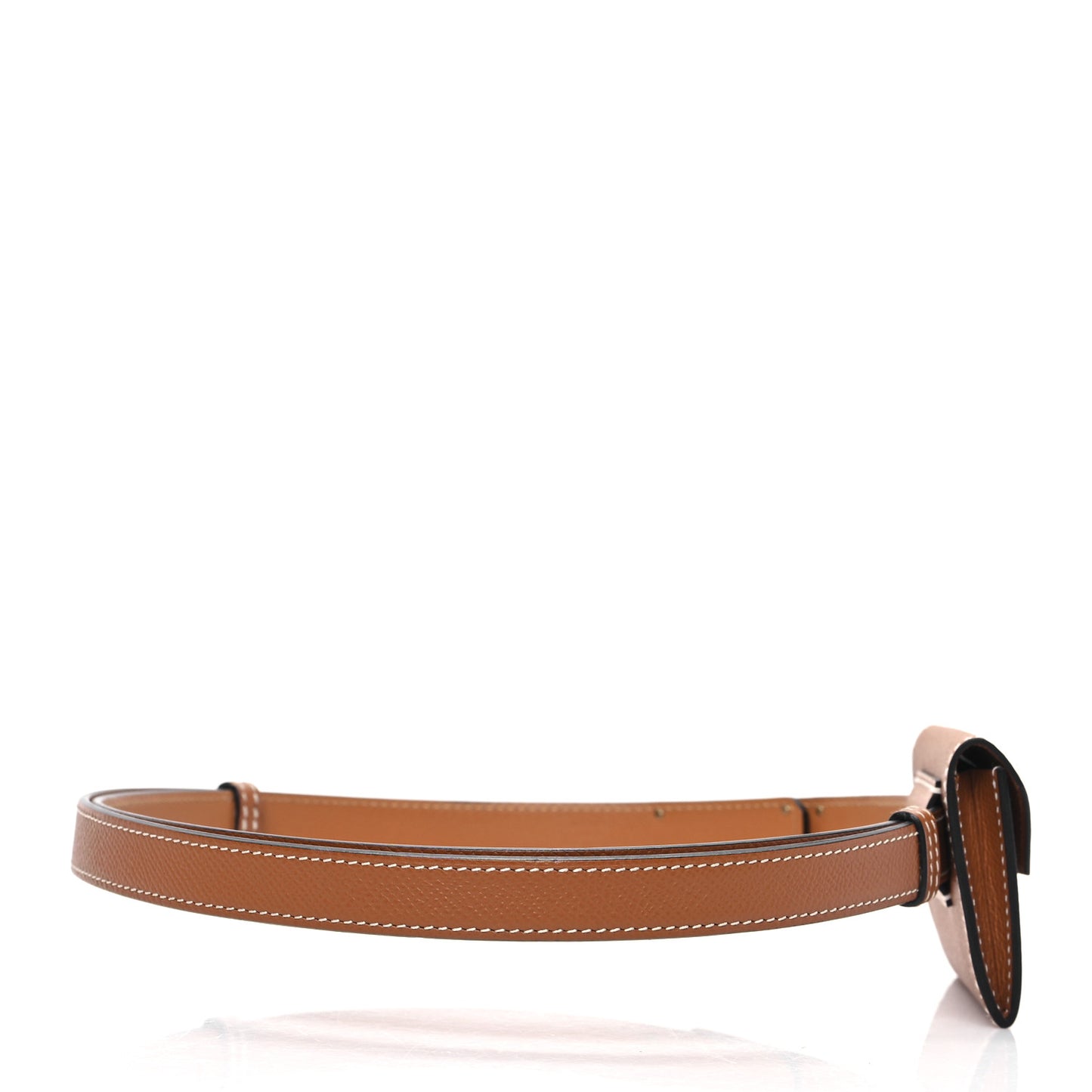 Epsom Kelly Pocket Belt Gold