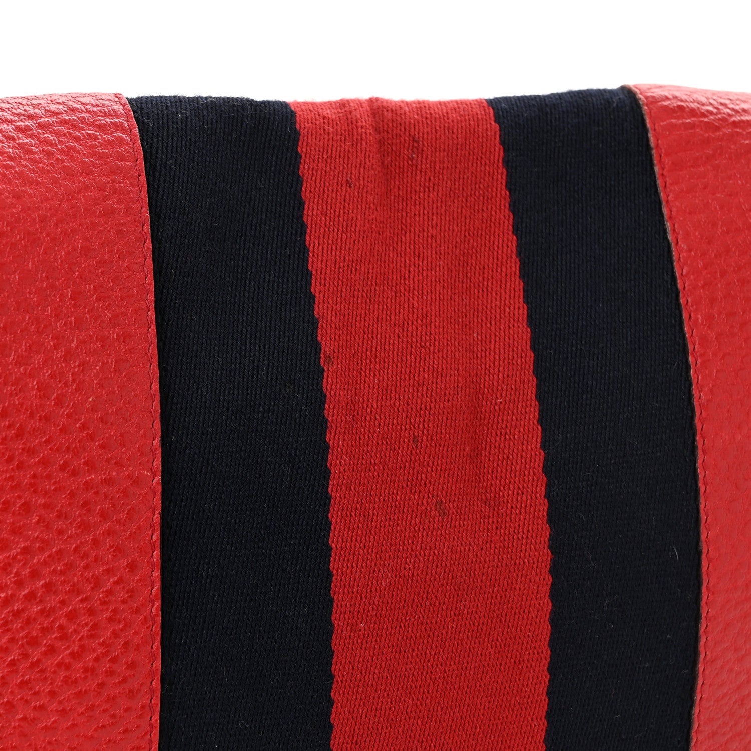 Gucci Pebbled Calfskin Web Blondie Hobo Red 11 of 15