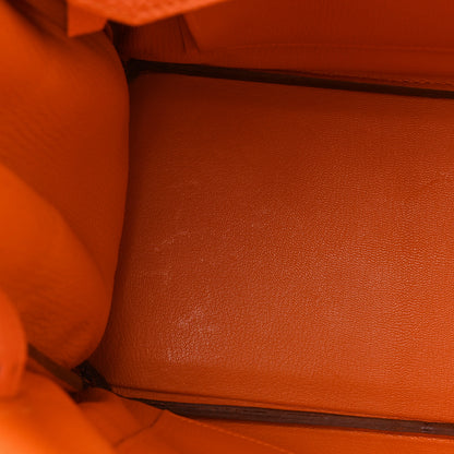 Hermes Togo Birkin 30 Orange 11 of 16