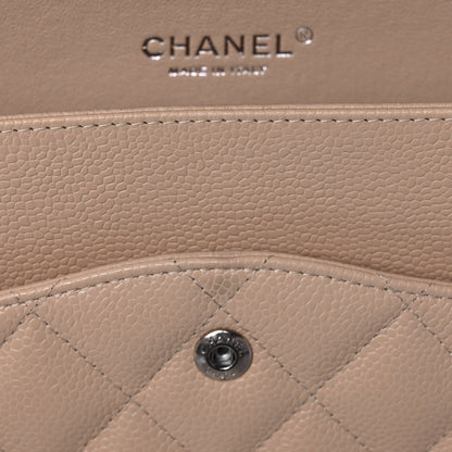 Chanel Caviar Quilted Jumbo Double Flap Beige Clair 17 of 19