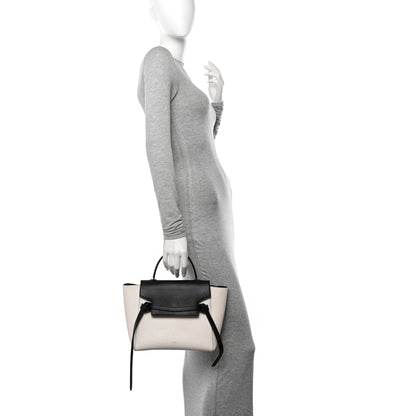 Celine Bullhide Micro Belt Bag Black White 2 of 11