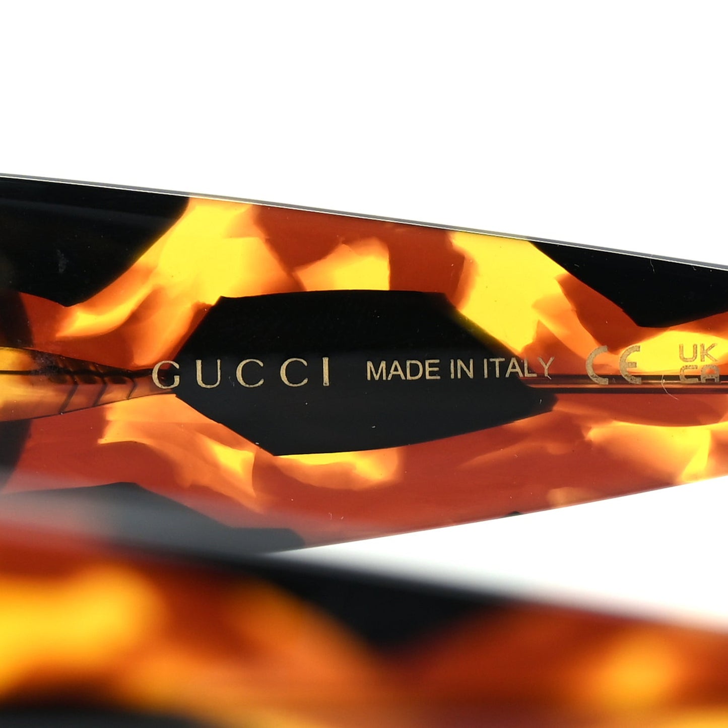 Acetate Square Frame Sunglasses GG1407S  Tortoiseshell
