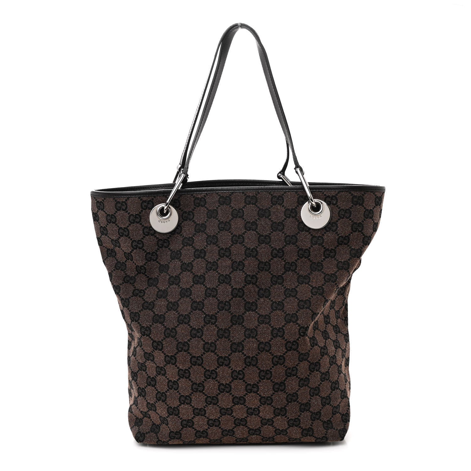 Gucci Monogram Large Eclipse Tote Dark Brown 1 of 1
