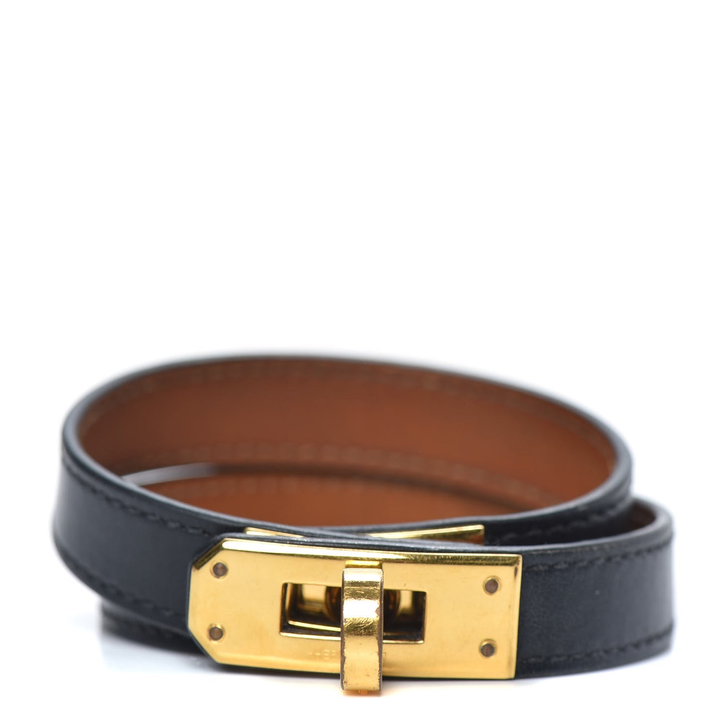 Box Kelly Double Tour Bracelet M Black