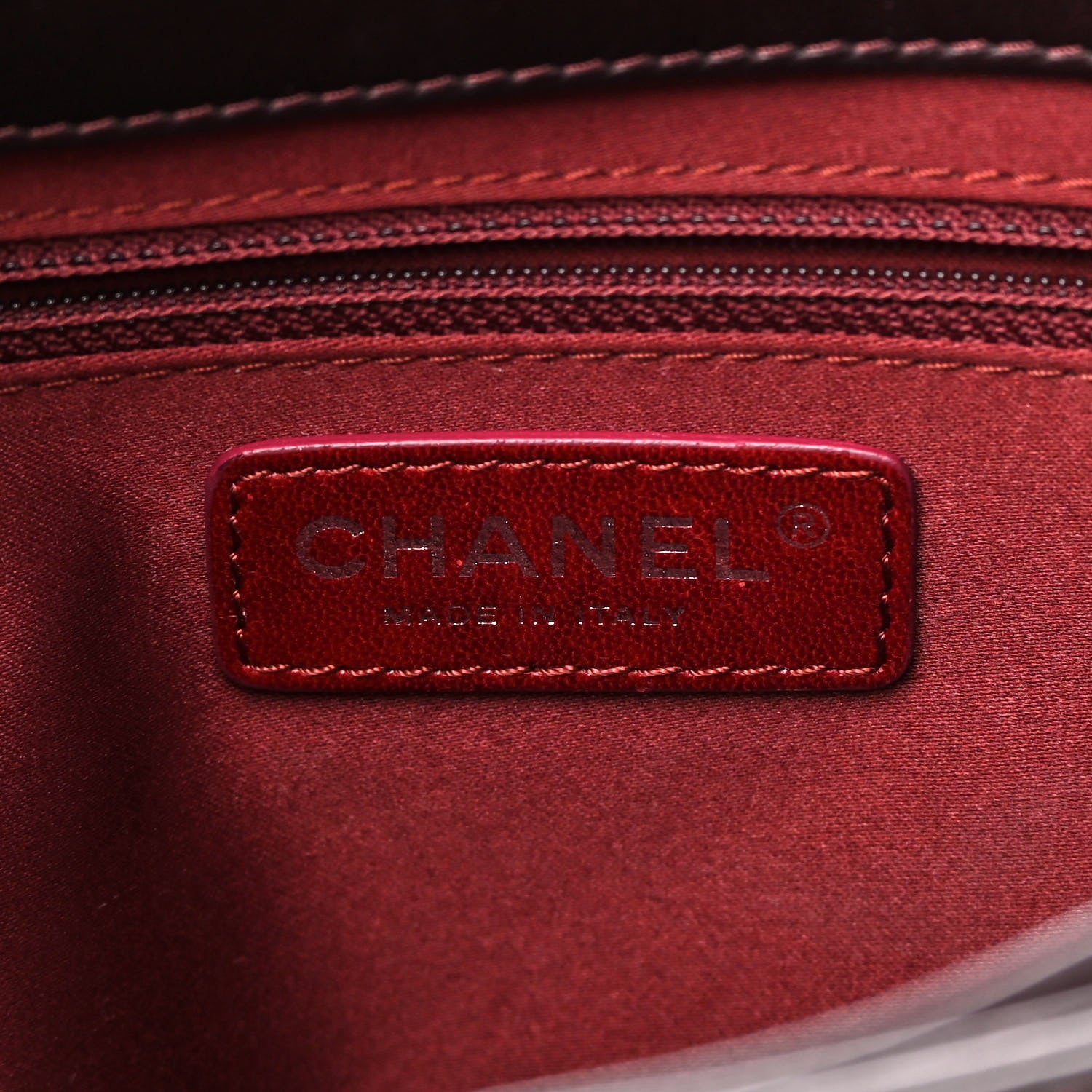 Chanel Lambskin Quilted Jumbo Coco Loop Flap Burgundy 6 of 14