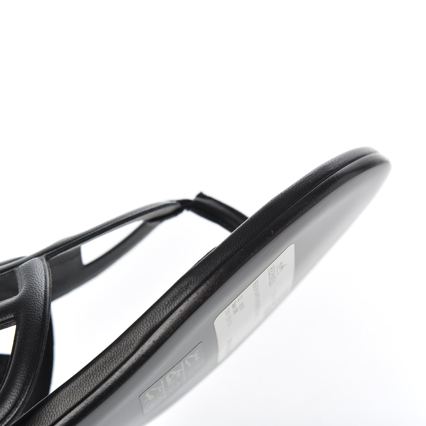 Nappa Womens Beach Sandals 37 Black