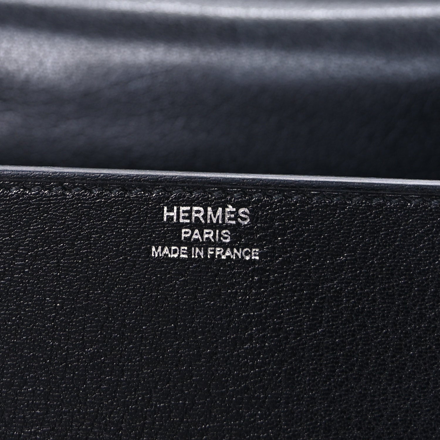 Hermes Epsom Cinhetic Boxy Top Handle Bag  Black 5 of 8