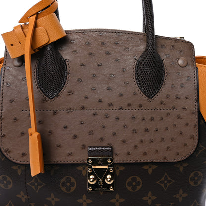 Louis Vuitton Monogram Ostrich Lizard Majestueux PM Yellow 6 of 8