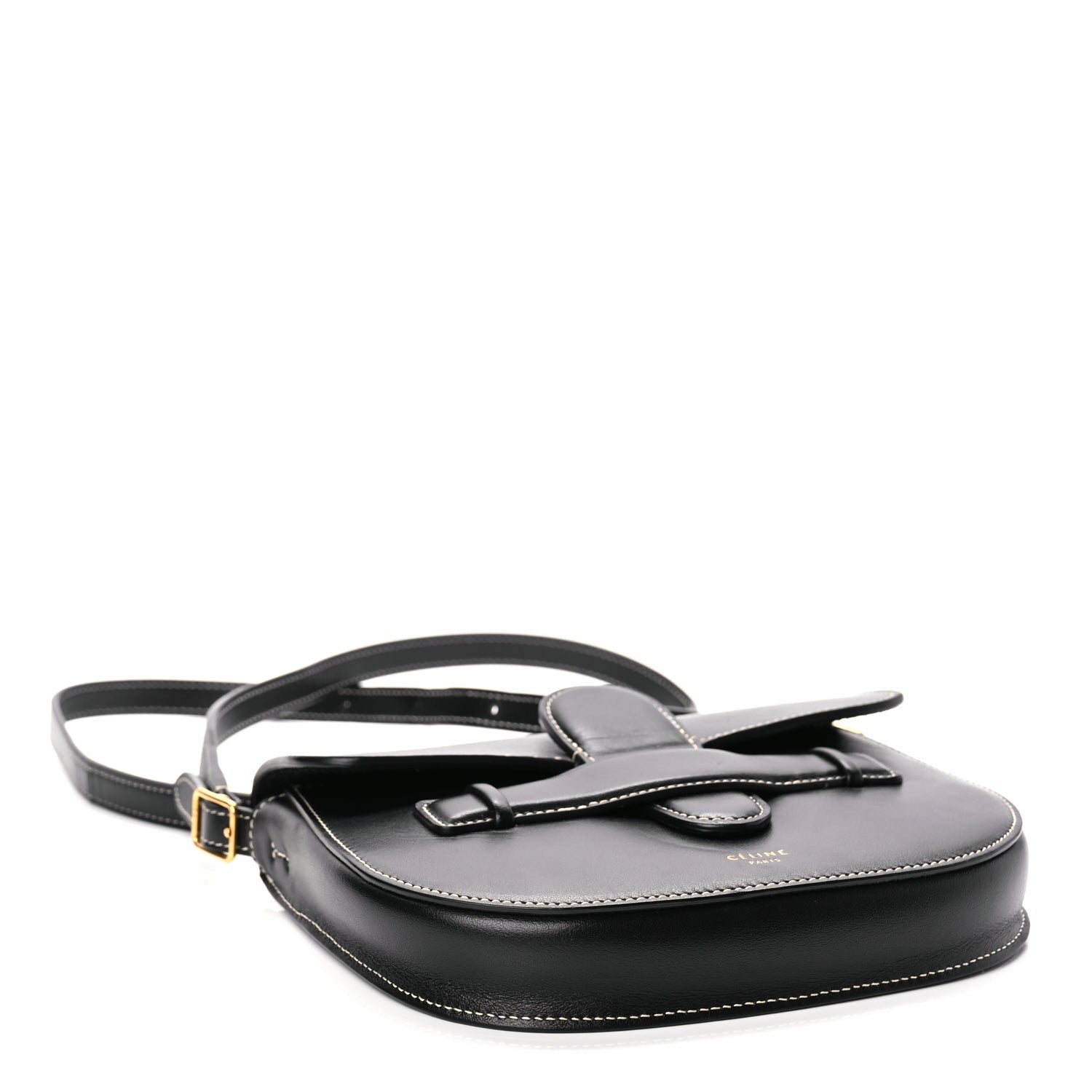 Celine Smooth Calfskin Mini Symmetrical Bag Black 3 of 8