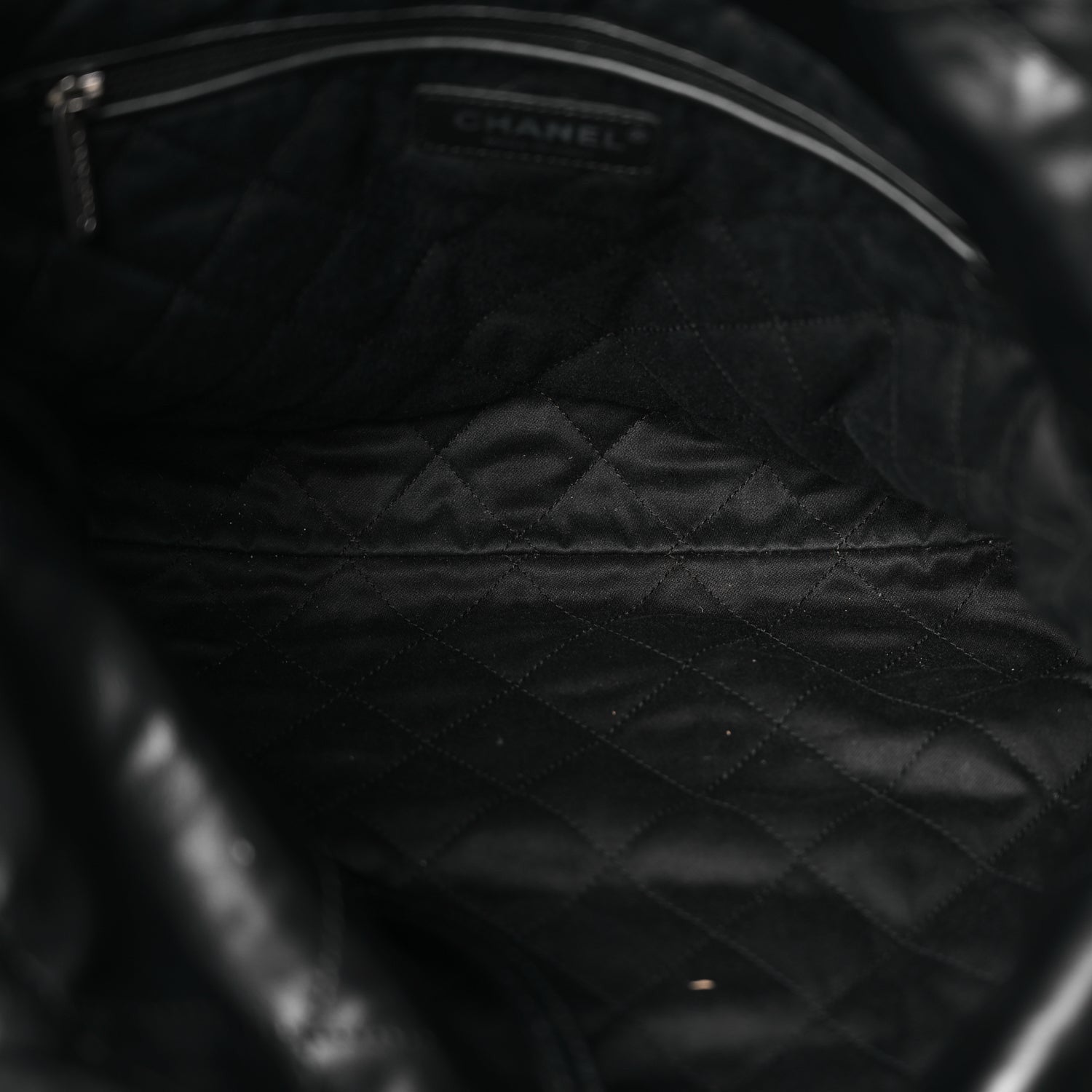 Chanel Shiny Calfskin Quilted Small  22 Black 5 of 11