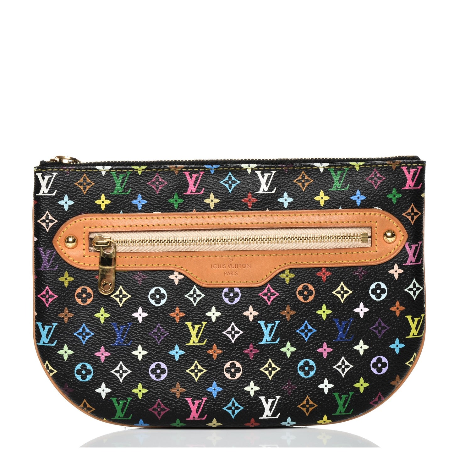 Monogram Multicolor Pochette Plate GM Black