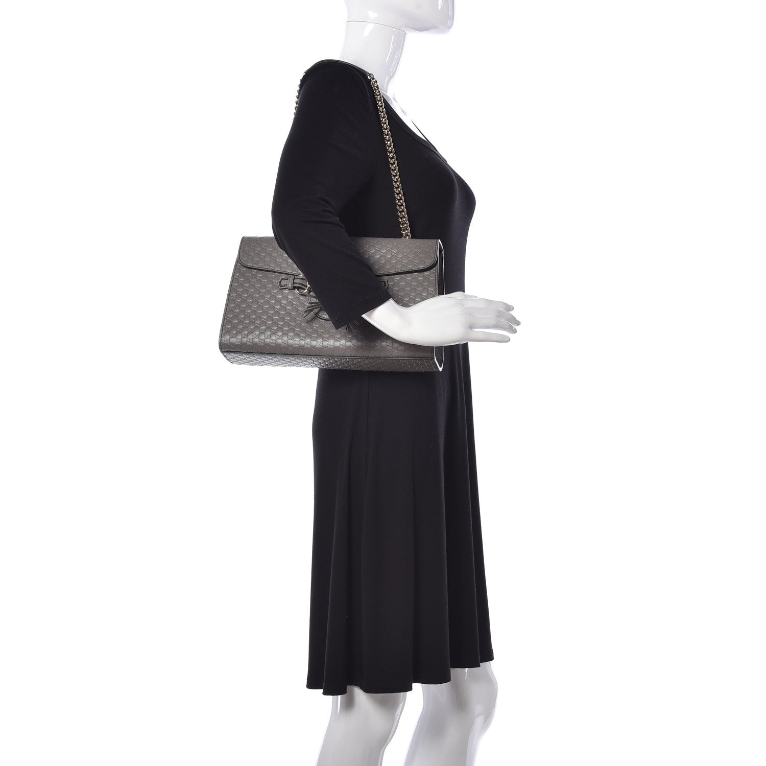 Gucci Soft Microguccissima Medium Emily Chain Shoulder Bag Loess 3 of 10