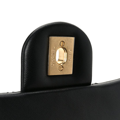 Chanel Lambskin Quilted Mini Rectangular Pearl Crush Flap Black 6 of 12