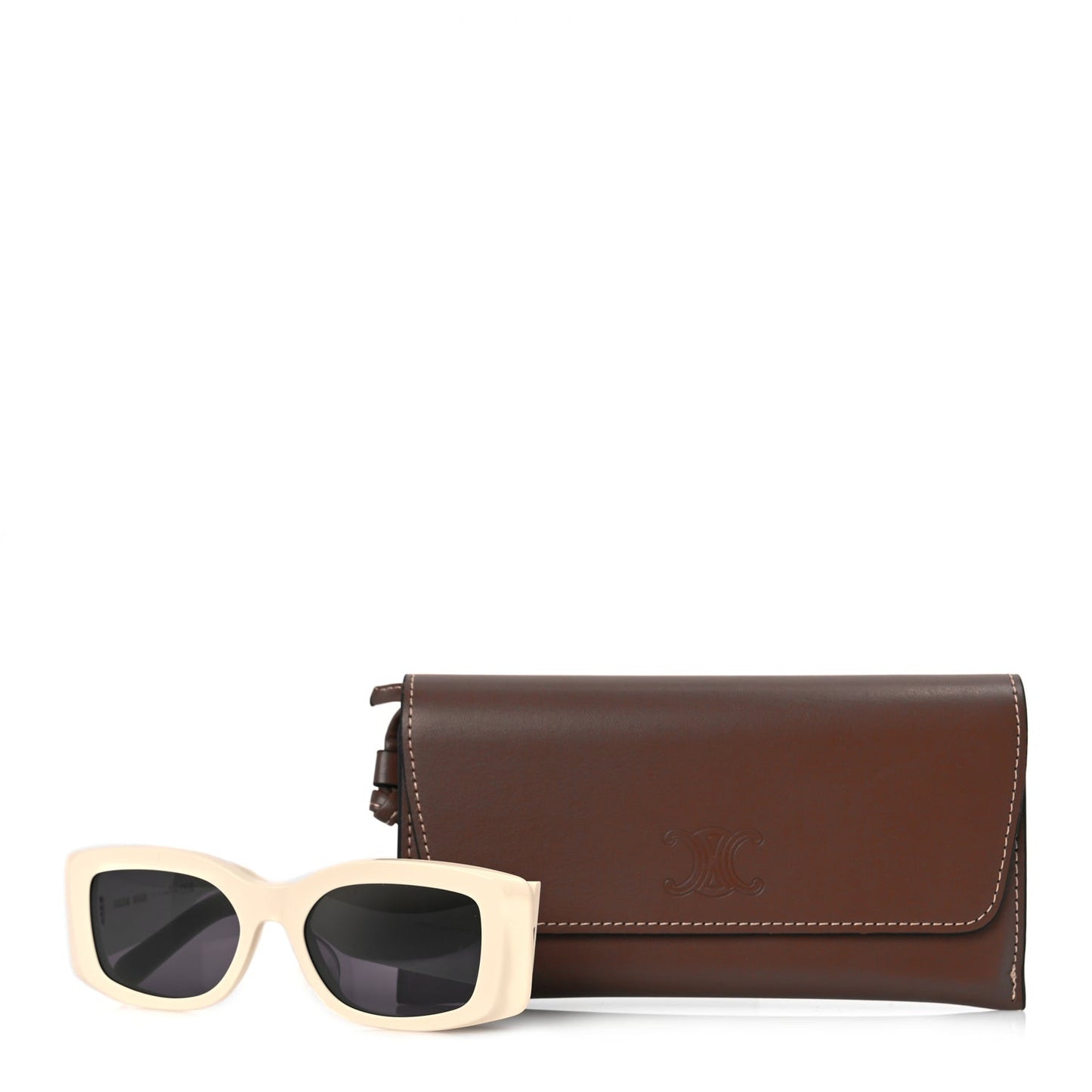 Acetate Triomphe XL 01 Sunglasses CL40282U White