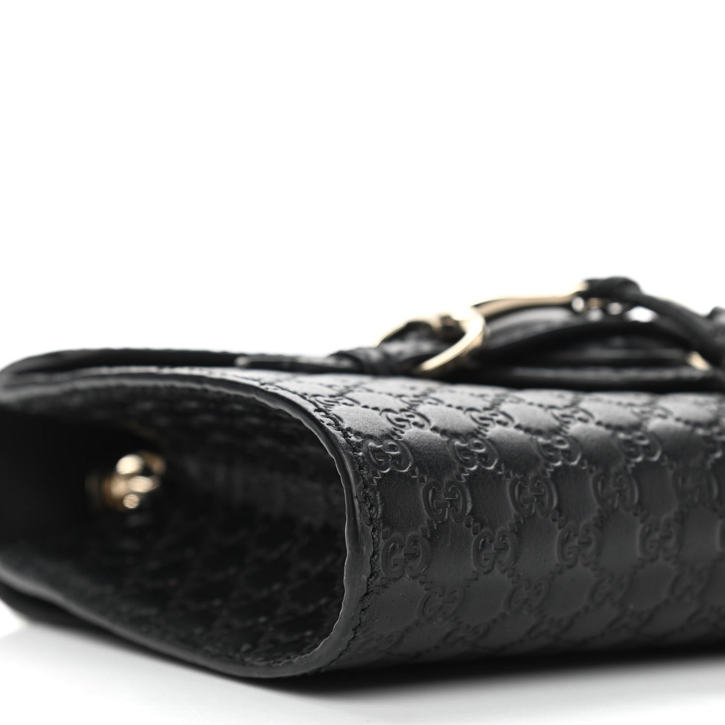Microguccissima Mini Emily Shoulder Bag Black