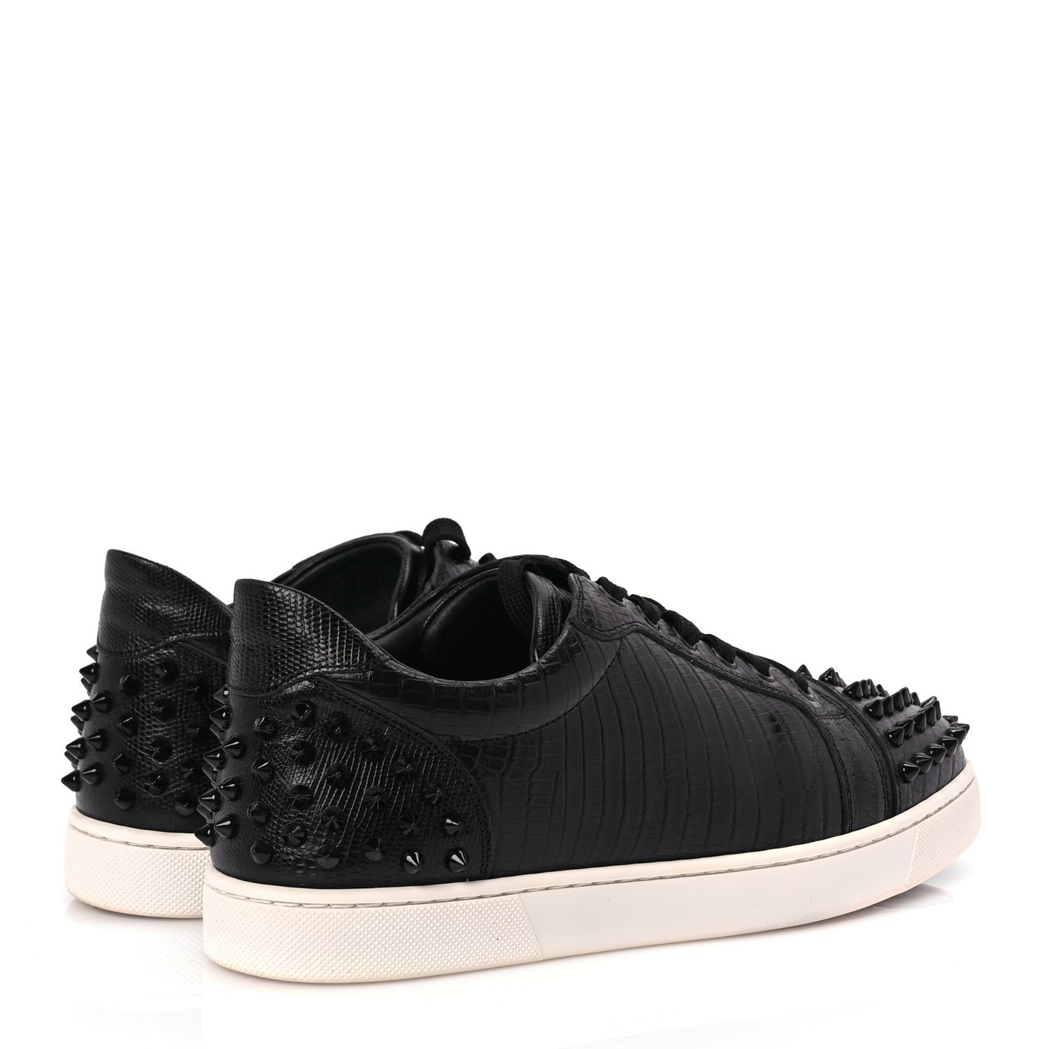 FASHIONPHILE Calf Lizzy Vieira 2 Flat Womens Sneakers Black 3 of 8