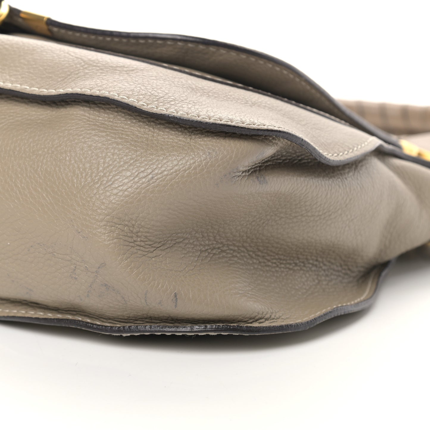 Calfskin Medium Marcie Satchel Beige