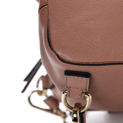 Chloe Suede Calfskin Mini Faye Backpack Nougat 11 of 12